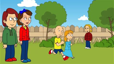 Caillou Saves Rosie From A Kidnapper Youtube