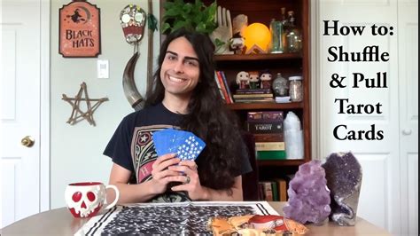 If you're baffled about how to shuffle tarot cards properly, there's only one thing you have to factor into the mixing process: How to Shuffle & Pull Tarot Cards - YouTube