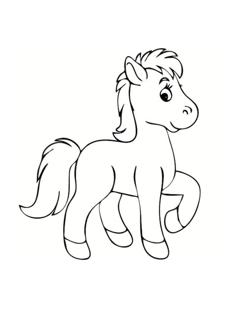 Coloriage Poney Dessins à Imprimer