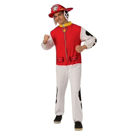 Halloween Paw Patrol Marshall Adult Jumpsuit Costume