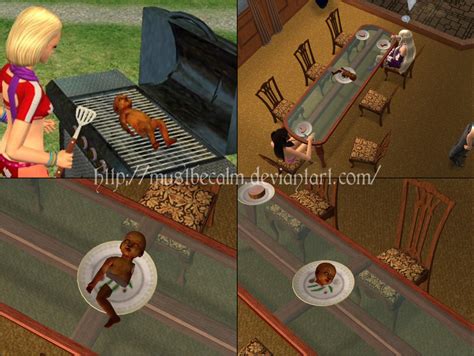 Tasty Roasted Baby Sims 2 By Mustbecalm On Deviantart