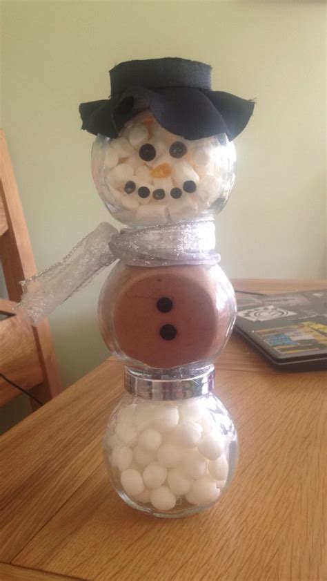 Snowman Hot Chocolate Jars Homemade Christmas Ts Hot Chocolate In