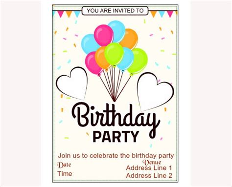 Our online design tool helps you create unique birthday invitations that will focus attention on your special day. 43+ Party Invitation Designs - PSD, AI | Free & Premium Templates
