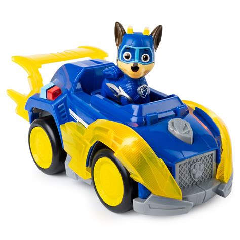 Paw Patrol Mighty Pups Super Paws Chases Deluxe Vehicle With Lights