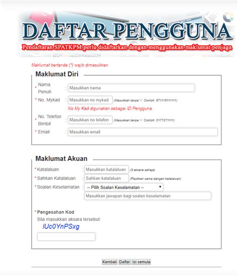 Sila rujuk kenyataan di bawah untuk maklumat lanjut Permohonan Pendaftaran Tahun 1 2019 - 2020 Online - Blog ...