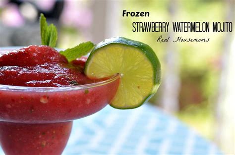 Frozen Strawberry Watermelon Mojito ⋆ Real Housemoms