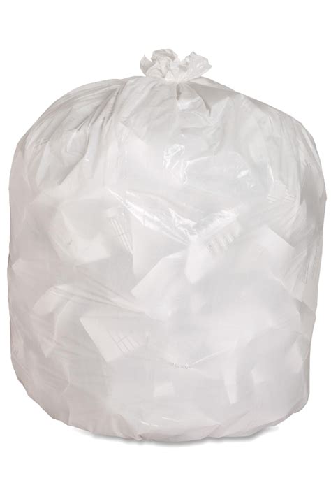 Hd Clear Trash Bags 43x46 Pak Man Food Packaging Supply