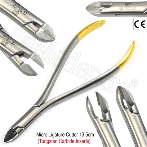 Dental Plier Mini Micro Soft Pin Wire Ligature Cutter Ortho Long Handle