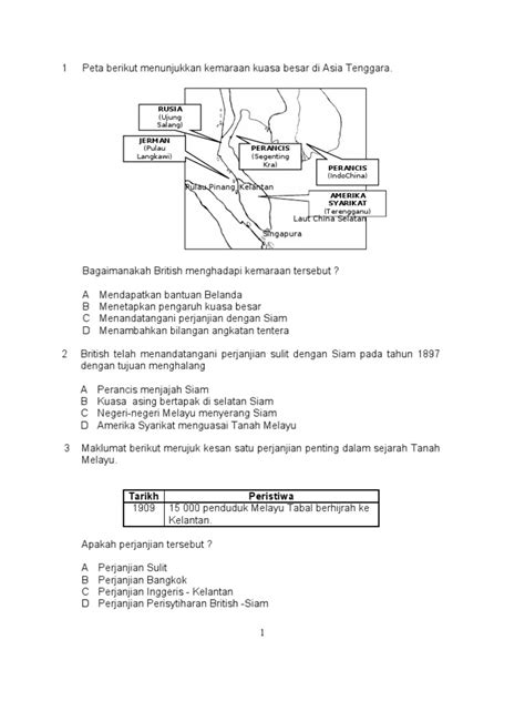 Soalan Sejarah Tingkatan 2 3