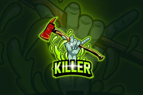 Killer Mascot And Esport Logo Branding And Logo Templates ~ Creative Market