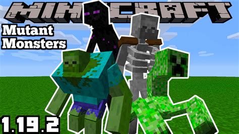 Mutant Monsters Mod Minecraft 1 19 2 Mod Showcase Youtube