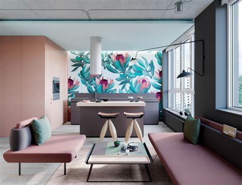 Interior Design Using Pink And Green 3 Examples To Help You Pull It Off