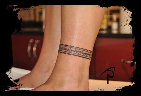 Polynesian Ankle Tattoo Band Back Of Ankle Tattoo Ankle Band Tattoo