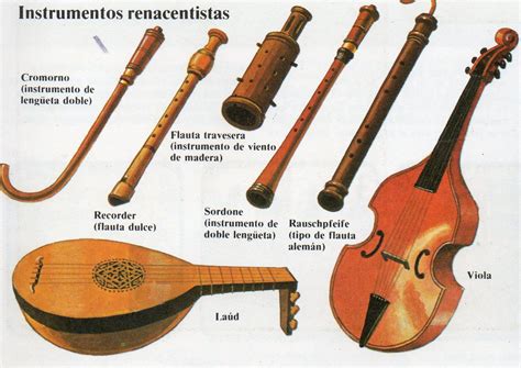 En El Renacimiento Los Instrumentos Se Acompañaban En Grupos De Cuatro
