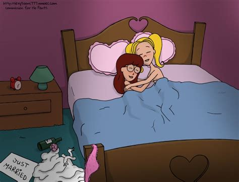 Rule 34 2girls Bedroom Brittany Taylor Cuddling Daria Daria
