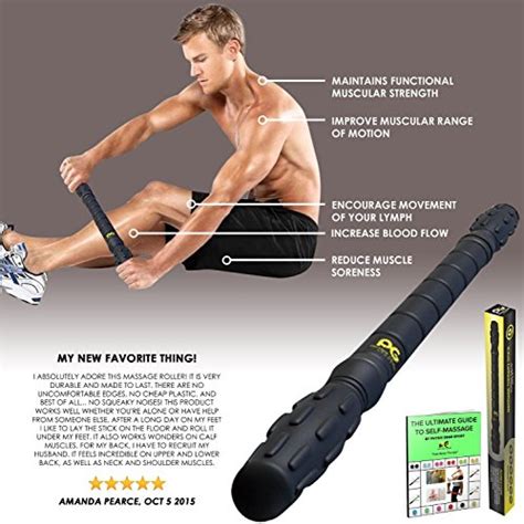 Muscle Roller Stick Pro The Best Massage Tool For Sore Tight Muscles Cramps Trigger Points