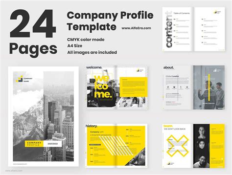 Company Profile Brochure on Behance in 2021 | Company profile, Company profile template, Company 
