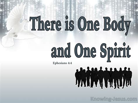 Ephesians 44 There Is One Body And One Spirit Gray