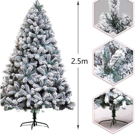 Shop Magical Home Snow Flock Artificial Hinged Pine Christmas Tree