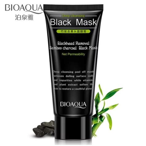 Bioaqua Deep Cleansing Black Mask Blackhead Removal Bamboo Charcoal