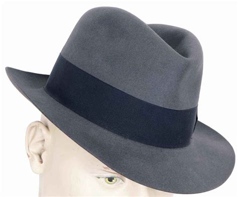 Vintage 1950s English Fedora Hat Henry Morgan Montreal Mens Medium