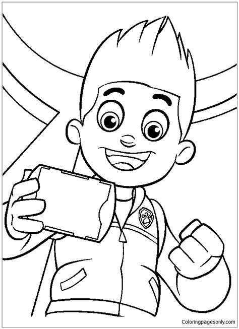 Paw patrol is vivid and colorful animated series about an enterprising and active boy named ryder and his squad of faithful pups. Ryder - Boy Paw Patrol Coloring Page - Free Coloring Pages ...