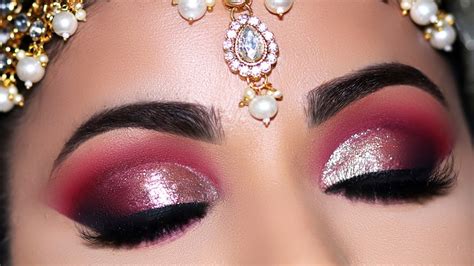 Step By Step Indianasian Bridal Eye Makeup Tutorial Glitter