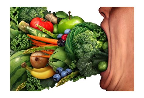 Eating Healthy Diet Fruit Mouth To Eat Vegetables Png Download 1188