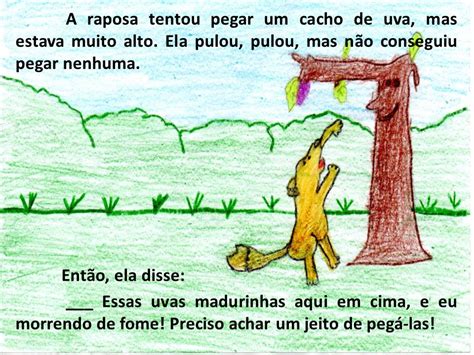 Atividades A Raposa E As Uvas