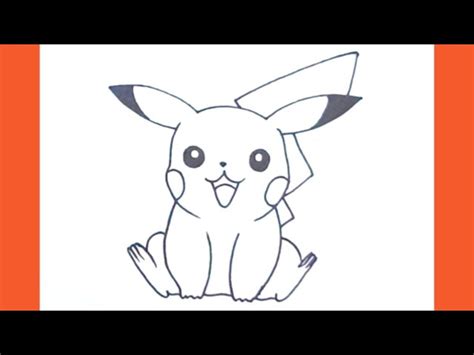 Dessin Facile Comment Dessiner Pikachu Facilement Dessin Kawaii
