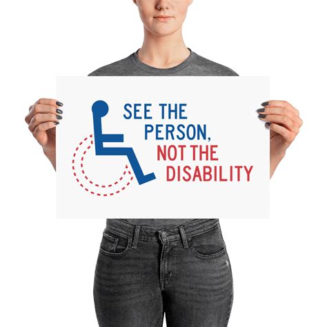 See The Person Not The Disability Poster Sammi Haneys