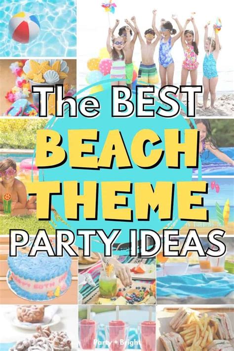 Beach Birthday Party Ideas Party Bright