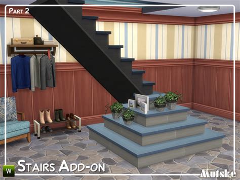 Stairs Add On Part 2 By Mutske At Tsr Sims 4 Updates