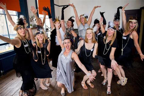 Vintage Dance Hen Parties Brighton The Gatsby Girls Henbox Plan