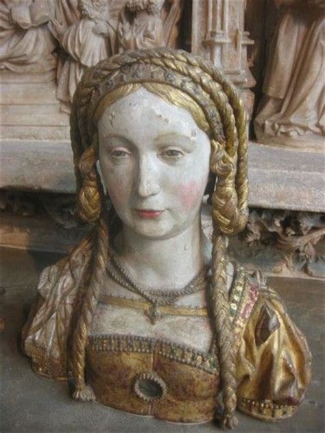 1520 1530 Reliquary Bust Of Saint Balbina Medieval Art Medieval