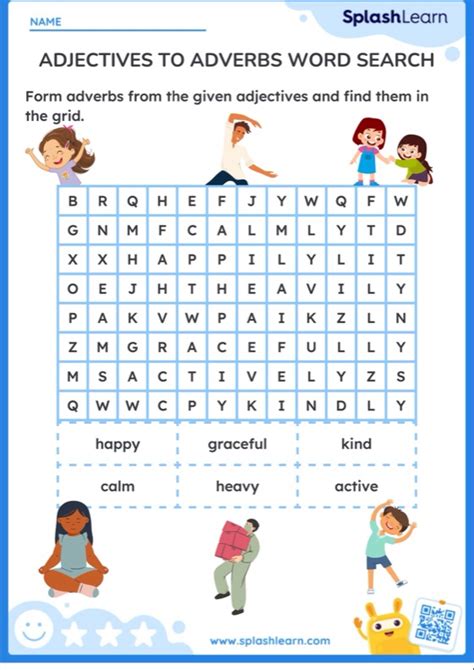 Printable 4th Grade Adverbs And Adjectives Worksheets Splashlearn