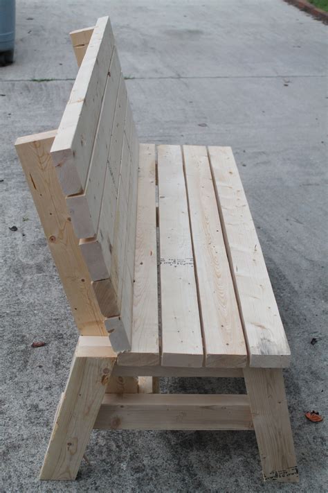 Ana White Simple 2x4 Bench Diy Projects