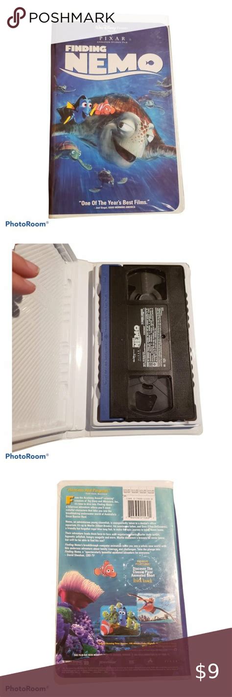 Finding Nemo VHS 2001 CLAM SHELL WALT DISNEY CLASSIC MOVIE PIXAR