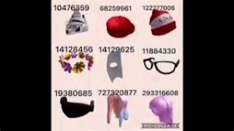 Roblox Face And Hat Codes Rhs Youtube