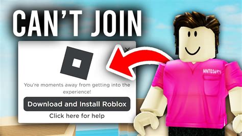 Can T Join Roblox Games Fix Youtube