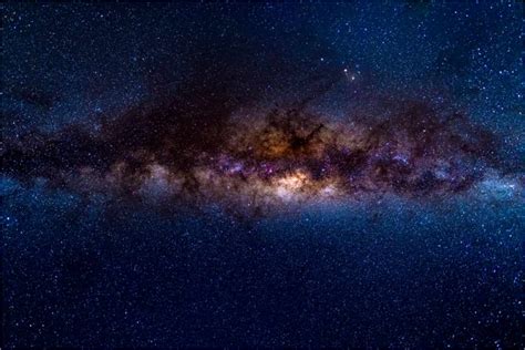 ‘the Milky Way Galaxy Details Of The Colorful Core By Fabio Lamanna