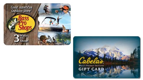 Plastic gift cards, virtual gift cards, top brands & retailers 20% Off Cabela's & Bass Pro Shops eGift Cards :: Southern Savers