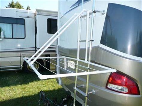 Diy rv clothes drying rack. Collapsible RV clothesline is perfect for RV living | Tiny ...