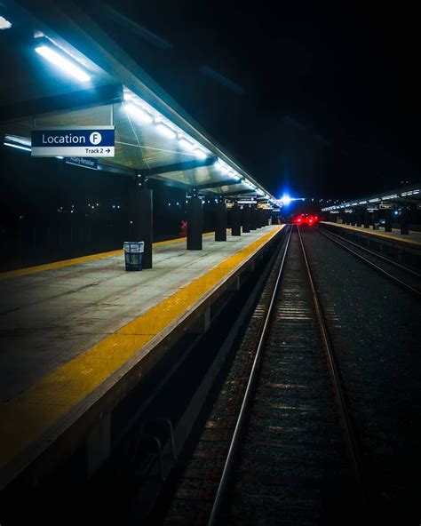 Midnight Train Going Anywhere 2019 Amtrak Traintracks Railroad