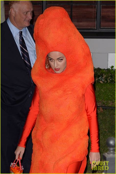 Katy Perry Turns Into A Flaming Hot Cheeto For Halloween Photo Katy Perry Photos