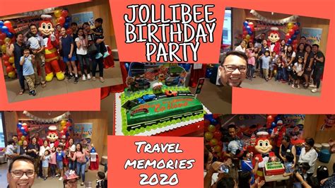Jollibee Birthday Party Jollirace Theme Travel Memories 2020