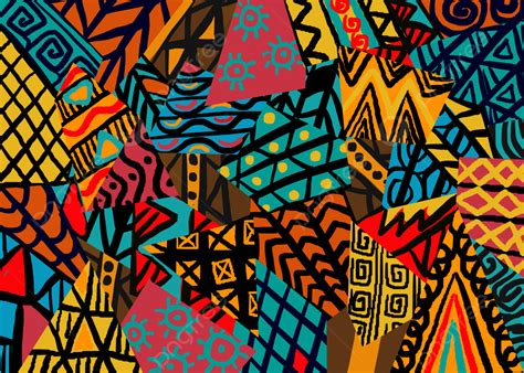 Abstract Background Of African Pattern Africa Pattern African Pattern Background Image And