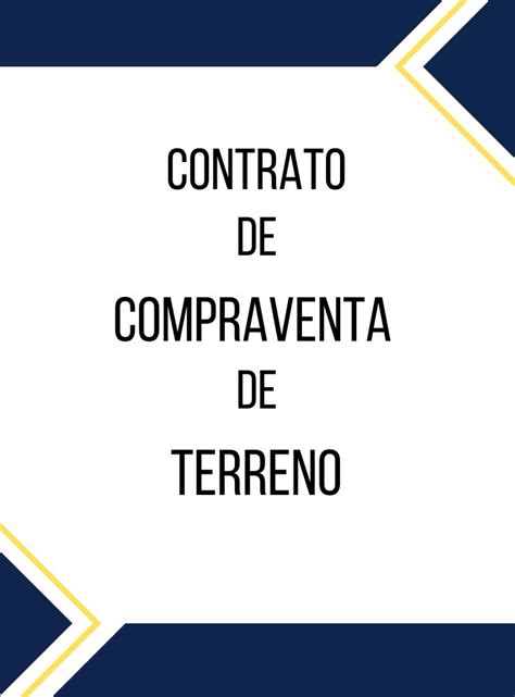 Contrato Compraventa Terreno Descargar Word 2023