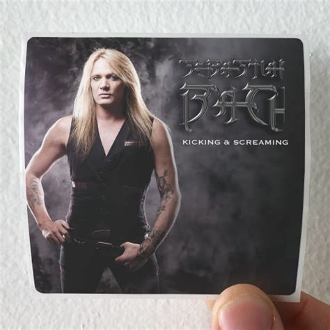 Sebastian Bach Kicking Screaming Album Cover Sticker