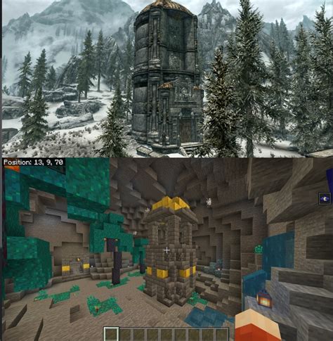 Tried Building A Dwemer Tower From Skyrim Its Better Than I Expected